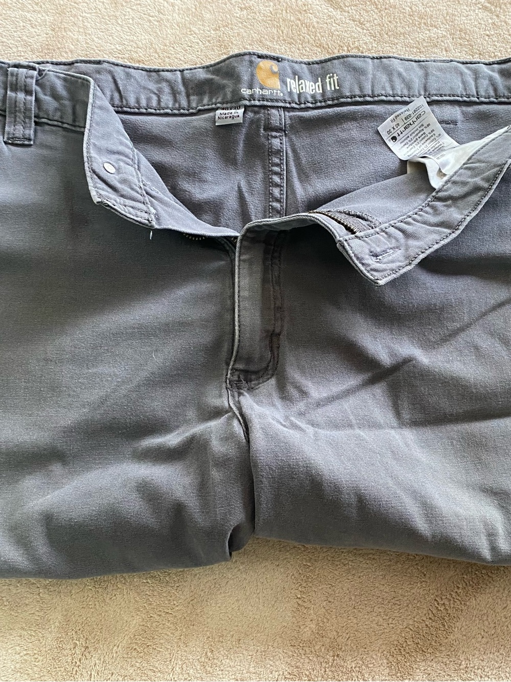 Carhartt Relaxed Fit Men's Pants - Gray
